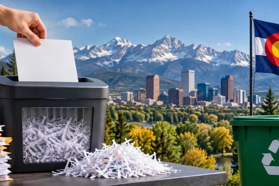 Free Paper Shredding Events in Colorado